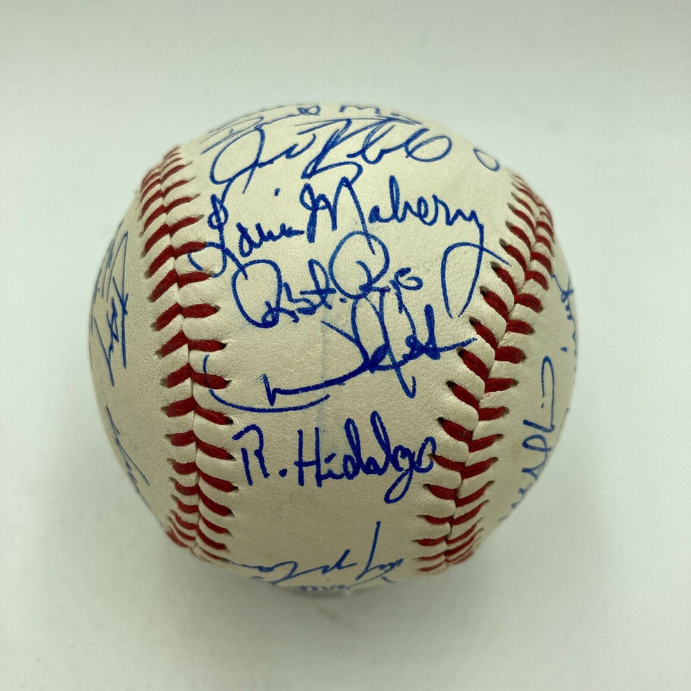 RARE Derek Jeter Pre Rookie 1993 Single-A All Star Game Team Signed Baseball PSA