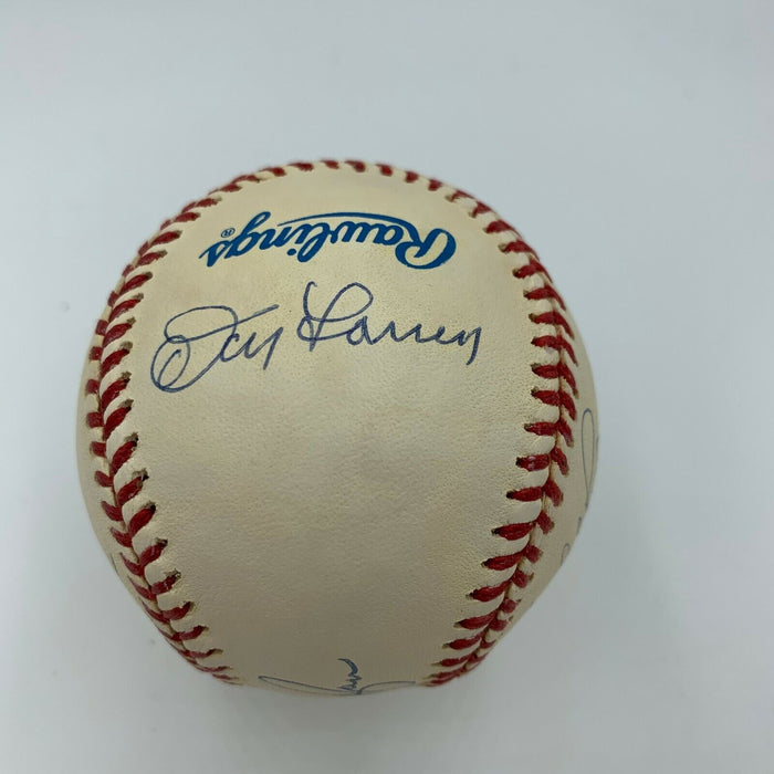 Tom Seaver Nolan Ryan Don Larsen No Hitter Pitchers Signed Baseball JSA COA