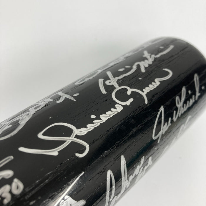 2009 New York Yankees World Series Champs Team Signed Bat #7/50 Steiner COA