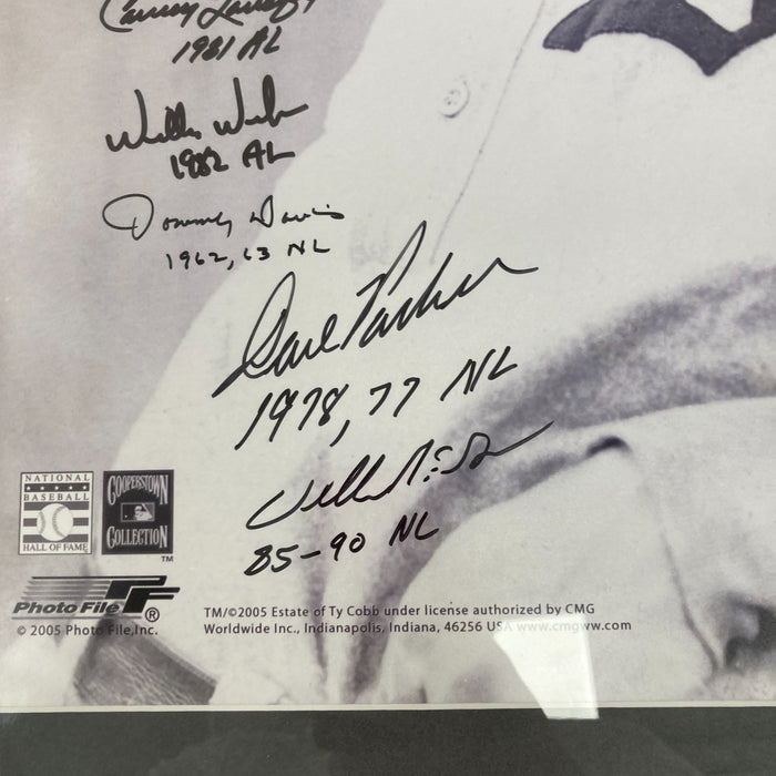 Batting Champions Signed 16x20 Photo 19 Sigs With Kirby Puckett Fanatics