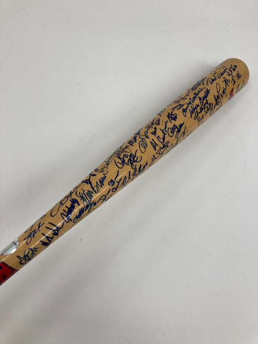 Beautiful St. Louis Cardinals Legends Signed Baseball Bat 88 Sigs! Beckett COA