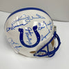 Johnny Unitas Baltimore Colts Hall of Fame Legends Signed Full Size Helmet JSA