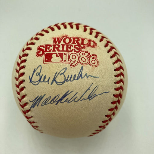 Rare Bill Buckner & Mookie Wilson Signed 1986 World Series Baseball JSA COA