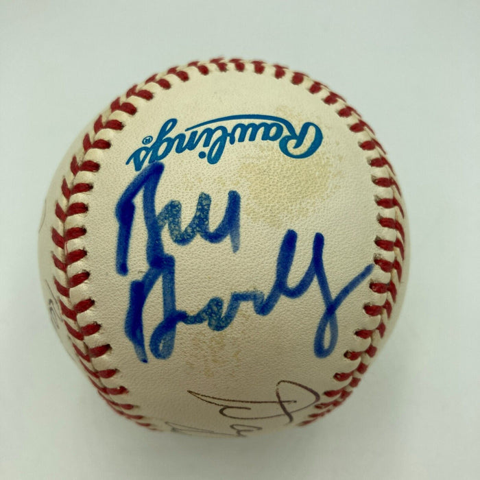1972-73 New York Knicks NBA Champs Team Signed Baseball JSA COA