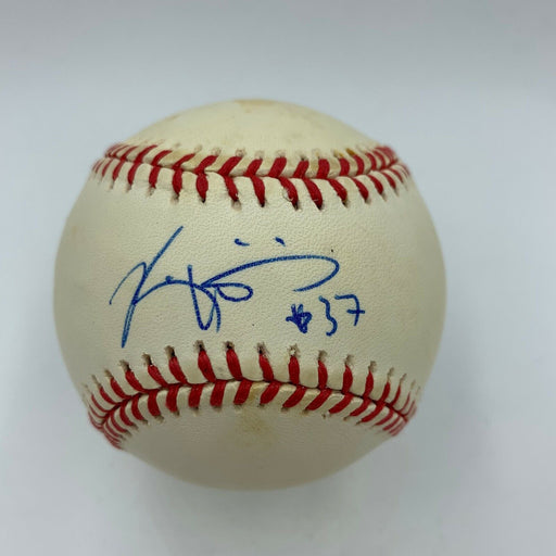 Ricky Williams #37 NFL Signed Autographed American League Baseball JSA COA