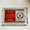 2011 Playoff Prime Cuts Colossal #5/25 Pete Rose Game Used Jersey Patch Card