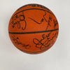 1983-84 Philadelphia 76ers Team Signed Vintage Game Issued Basketball JSA