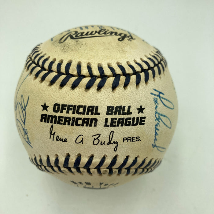 1996 Atlanta Braves NL Champs Team Signed Mickey Mantle Day Baseball JSA COA