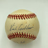 Richie Ashburn 1953 Hits Leader 205 Hits Signed Inscribed Baseball PSA DNA COA