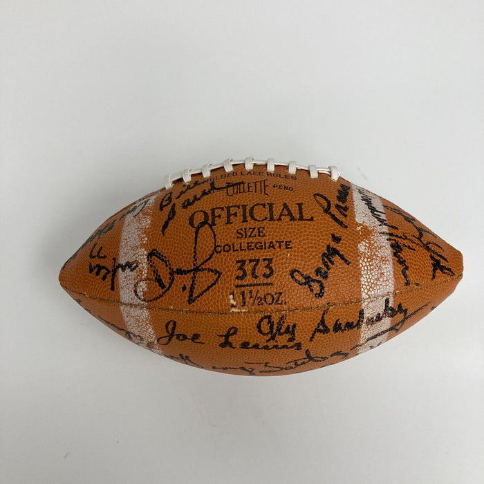 Johnny Unitas 1962 Baltimore Colts Team Signed Football JSA COA