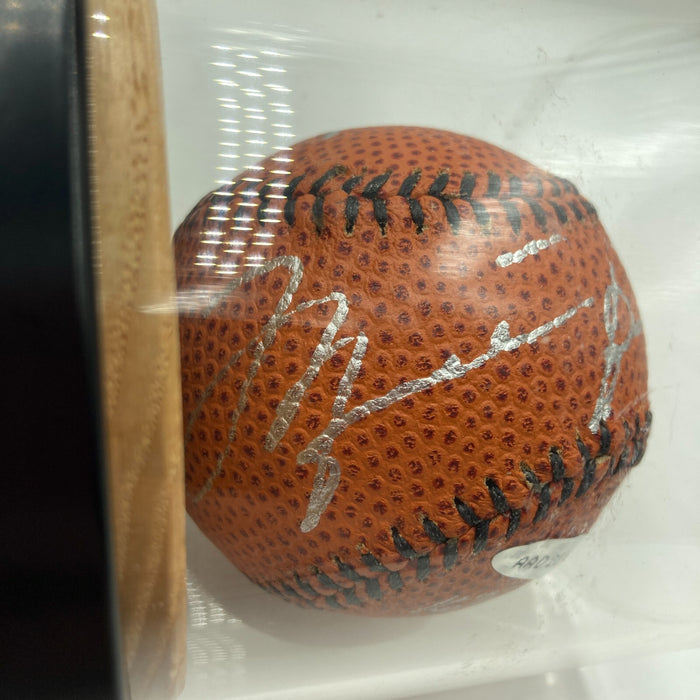 Michael Jordan Signed Nike Basketball Style Baseball Upper Deck UDA & Beckett