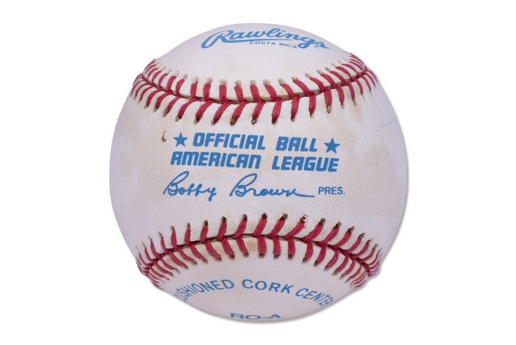 Mickey Mantle Signed American League Baseball Beckett Graded MINT 9