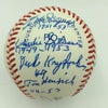 Yogi Berra & Whitey Ford 1950's Yankees Greats Signed Baseball 18 Sigs PSA DNA