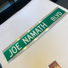 Joe Namath Signed 6x30 Street Sign Joe Namath BLVD JSA COA