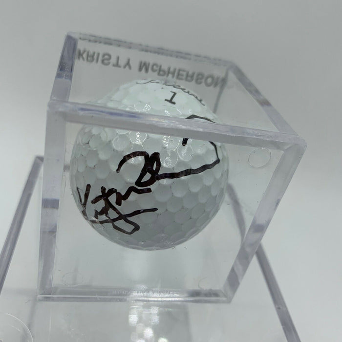 Kristy McPherson  Signed Autographed Golf Ball PGA With JSA COA
