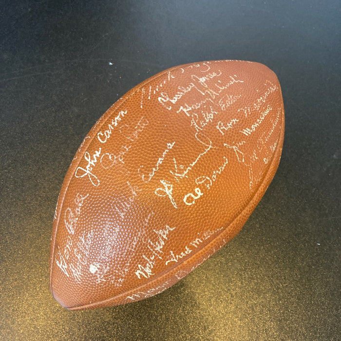 Beautiful 1955 Washington Redskins Team Signed Wilson The Duke Football PSA DNA