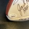 Johnny Unitas Sammy Baugh Roger Staubach Hall Of Fame Greats Signed Football JSA