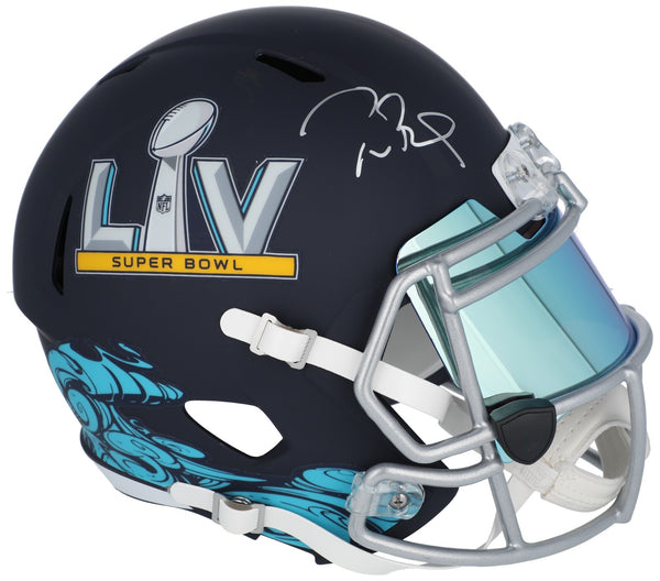 Tom Brady Signed Autographed Super Bowl LV Full Size Helmet Fanatics Certified