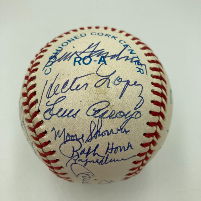 1961 New York Yankees World Series Champs Team Signed Baseball Mickey Mantle JSA