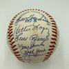1961 New York Yankees World Series Champs Team Signed Baseball Mickey Mantle JSA