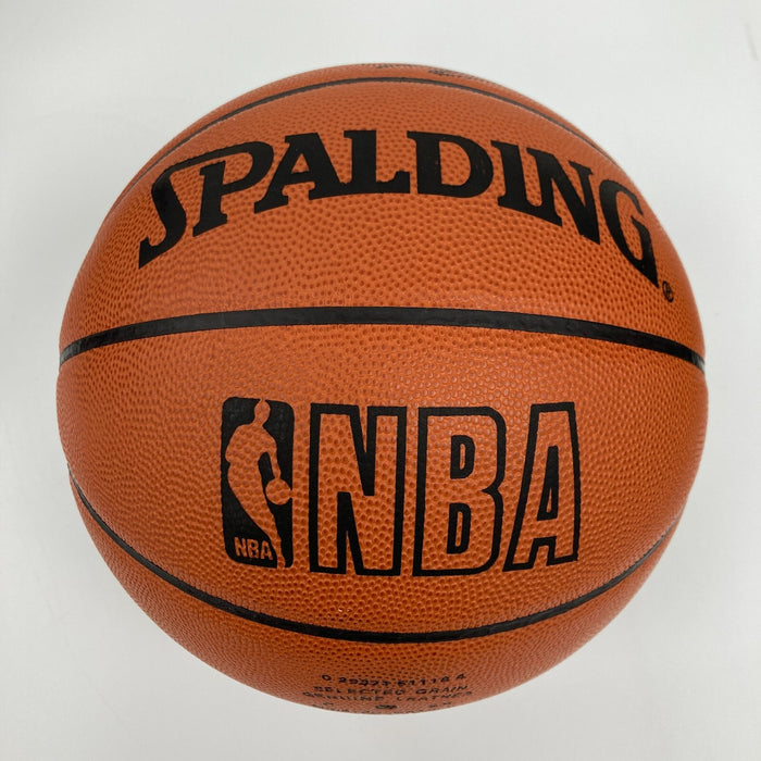 LeBron James "2004 Rookie Of The Year" Signed Basketball With UDA Upper Deck COA