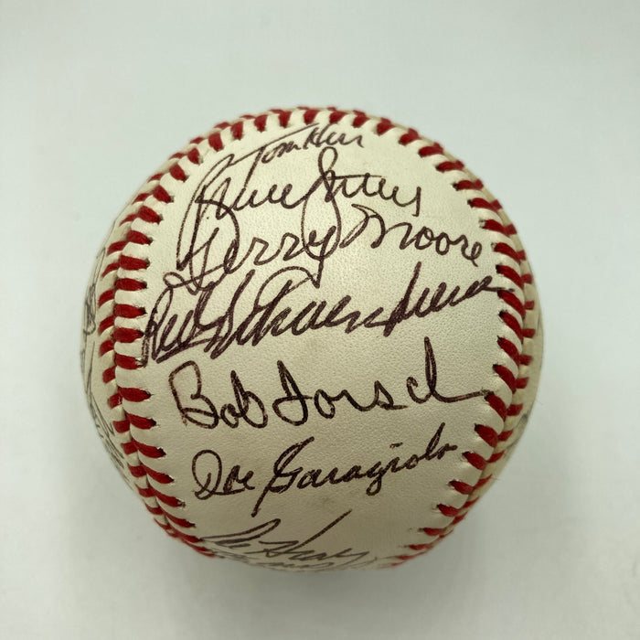 St. Louis Cardinals Hall Of Fame Legends Multi Signed Baseball Stan Musial JSA