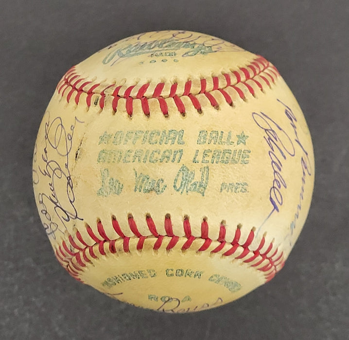 1981 Los Angeles Dodgers World Series Champs Team Signed Baseball Beckett COA