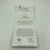 Duke Snider Signed Heavily Inscribed Career STAT Baseball Reggie Jackson COA