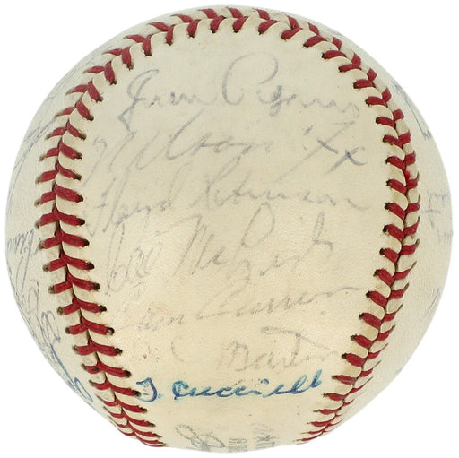 Nellie Fox 1961 Chicago White Sox Team Signed American League Baseball JSA COA