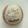 Beautiful 3,000 Hit Club Signed Baseball With Hit Totals Willie Mays JSA COA