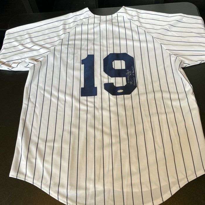 Whitey Ford Chairman Of The Board Signed New York Yankees Jersey Steiner COA