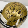 Tom Brady Peyton Manning Joe Montana NFL Hall Of Fame Signed Helmet 36 Sigs JSA