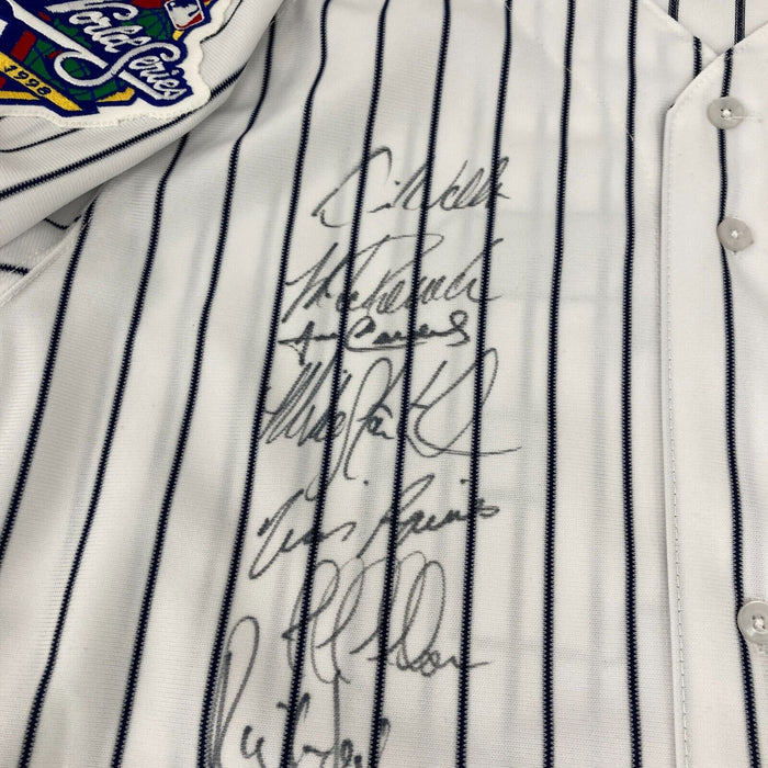 1998 New York Yankees Team Signed World Series Jersey Derek Jeter JSA COA