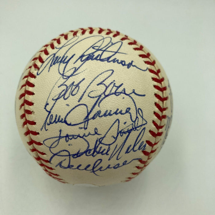 1980 Philadelphia Phillies World Series Champs Team Signed Baseball With JSA COA