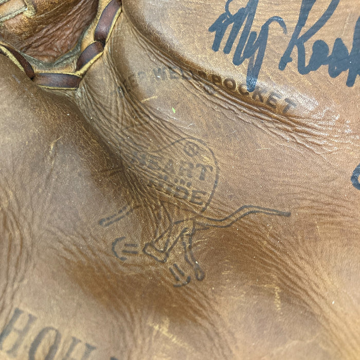 Johnny Bench Signed 1968 Rookie Game Issued Catcher's Mitt Gove JSA COA