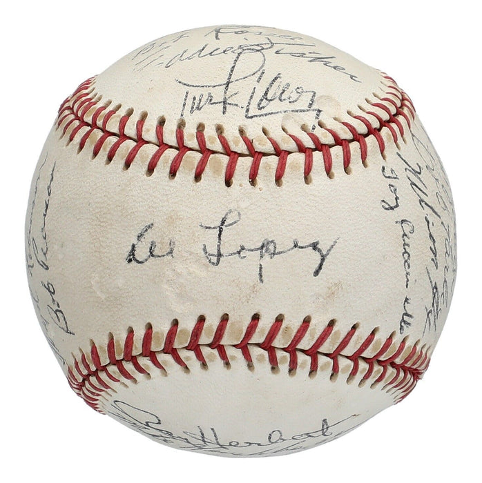 1962 Chicago White Sox Team-Signed Baseball Nellie Fox JSA COA