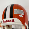 Jim Brown Cleveland Browns Hall Of Fame Legends Signed Full Size Helmet JSA COA