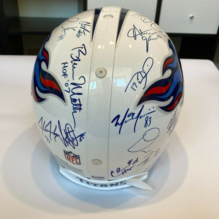 2011 Tennessee Titans Team Signed Authentic Full Size Game Helmet PSA DNA COA