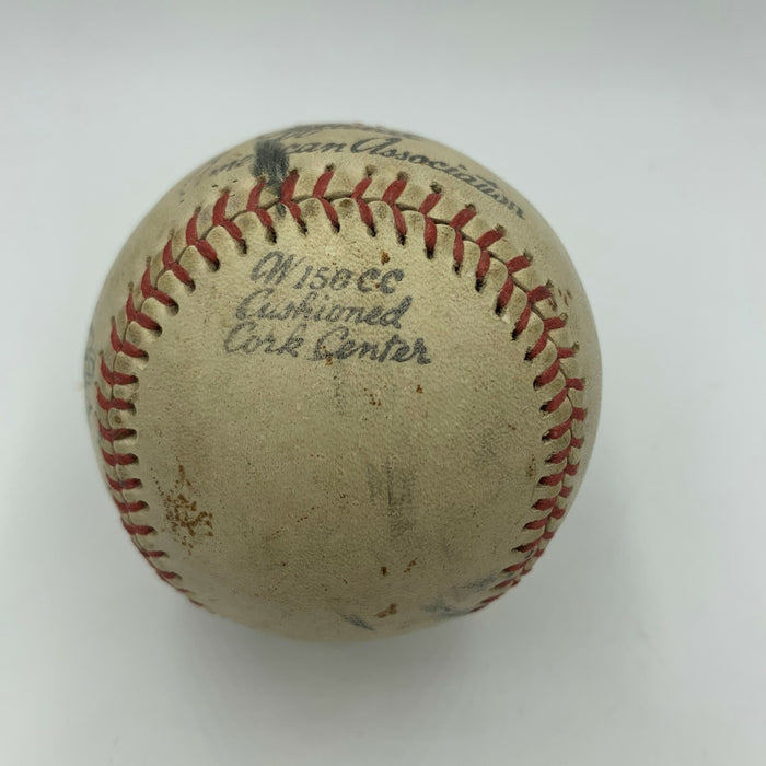 Historic 1944 New York Cubans Negro League Team Signed Baseball JSA COA