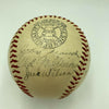 Ted Williams Rookie 1939 Boston Red Sox Team Signed Baseball Jimmie Foxx JSA COA