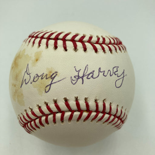 Doug Harvey Signed Official Major League Baseball JSA COA