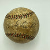 Babe Ruth & Lou Gehrig Dual Signed Official American League Baseball JSA COA