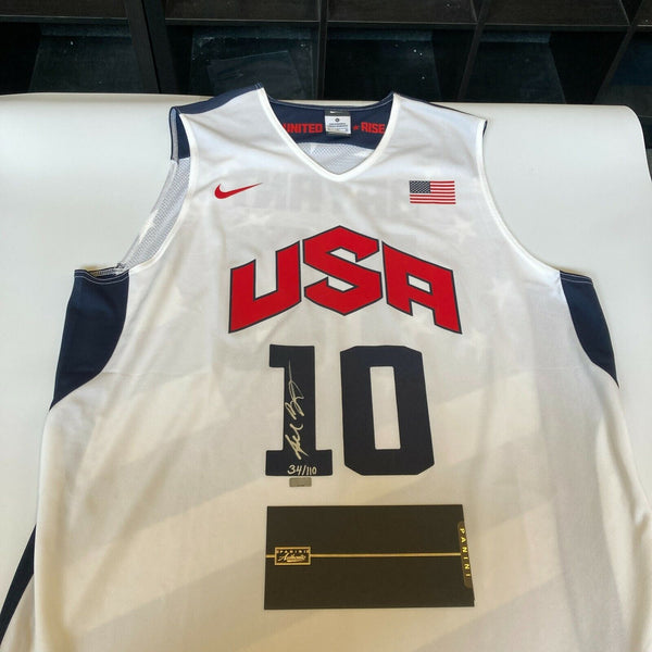 Kobe Bryant Signed Team USA Authentic Nike Olympics Jersey Panini COA #34/100