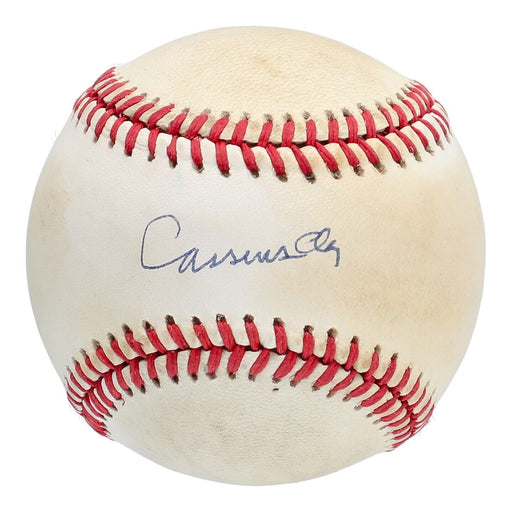 Cassius Clay Muhammad Ali Signed American League Baseball PSA DNA RARE