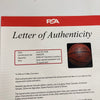 Lebron James First NBA Finals 2006-07 Cleveland Cavaliers Signed Basketball PSA