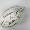 1993 Hall Of Fame Induction Multi Signed Football 27 Sigs JSA COA