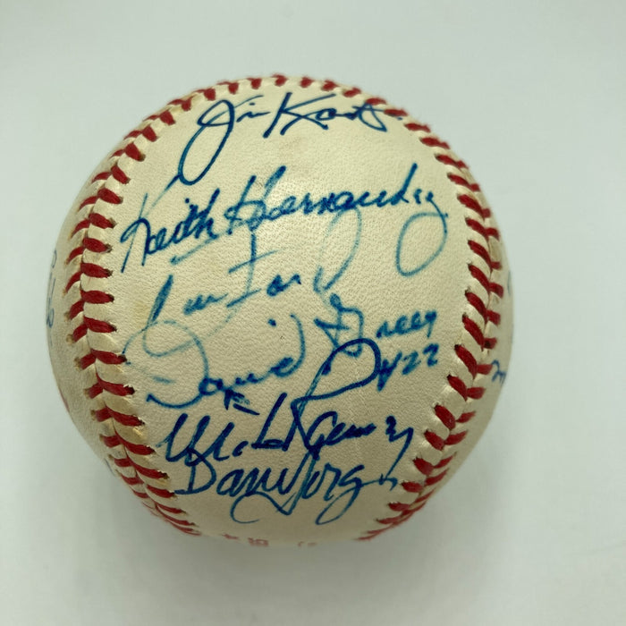 1982 St. Louis Cardinals World Series Champs Team Signed Baseball Beckett COA