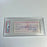 Bill Russell Signed Autographed Bank Check PSA DNA Boston Celtics HOF Legend