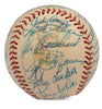 Mickey Mantle Joe Dimaggio 1973 Yankees Old Timer's Game Signed Baseball PSA DNA