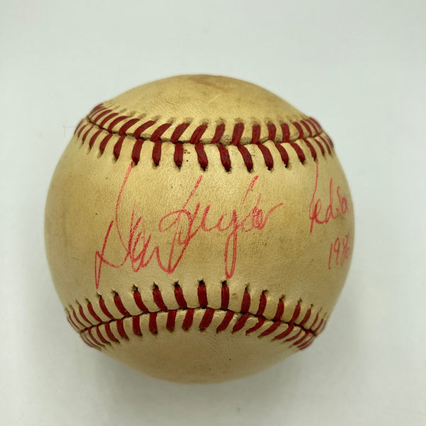 Don Baylor "Red Sox" Signed Vintage 1986 World Series Baseball JSA COA